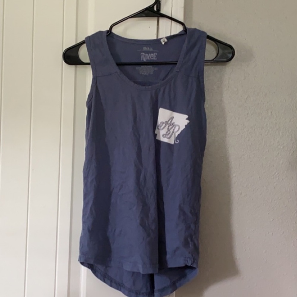 Navy blue Arkansas tank top